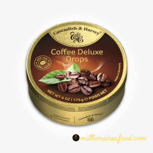 Cavendish & Harvey Coffee Deluxe Drops In Tin- 175g (6 OZ) 450 (2) Cavendish & Harvey Coffee Deluxe Drops in Tin – 175g (6 oz) - Image 1