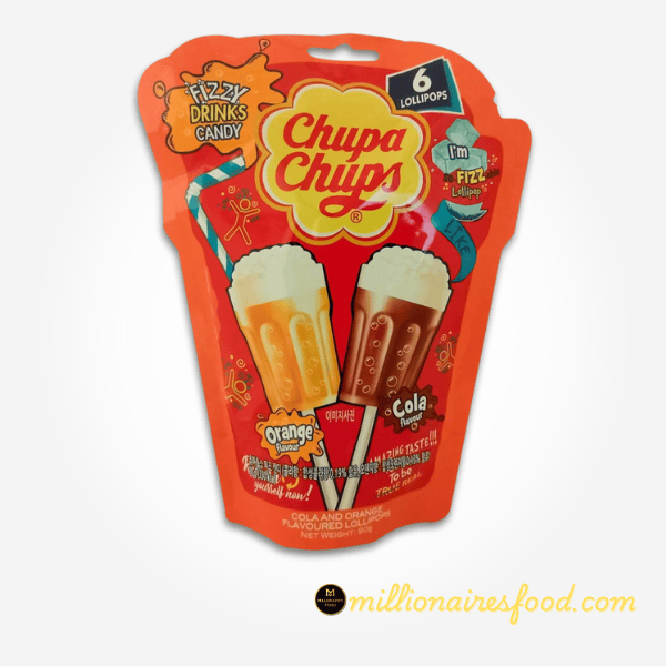 Chupa Chups 3D Fizzy Drinks Candy Lollipops (6 Pieces)- 90g 350 Chupa Chups 3D Fizzy Drinks Candy Lollipops – 6 Pieces (90g) - Image 1