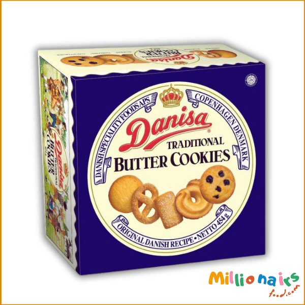 Danisa Traditional Butter Cookies Tin 454gm Danisa Traditional Butter Cookies – 454g Tin | Rich & Buttery Snack - Image 1