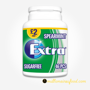 Extra Spearmint Chewing Gum Sugar Free Bottle 46 Pieces 56g Jar - Refreshing Long-Lasting Freshness