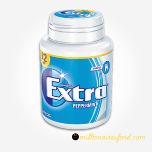 Extra Peppermint Chewing Gum Sugar Free Bottle 46 Pieces