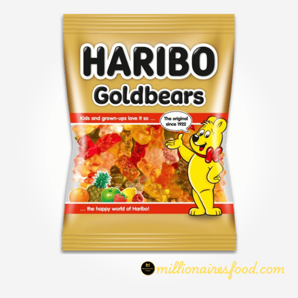 Haribo GoldBears Gummy Candy (UK)- 160g 600 (1) Haribo Goldbears Gummy Candy – UK Edition – 160g - Image 1