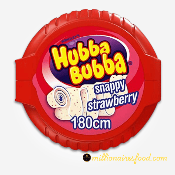 Hubba Bubba Strawberry Bubble Tape 380 Hubba Bubba Strawberry Bubble Tape 180cm – Fun & Delicious Chewy Treat