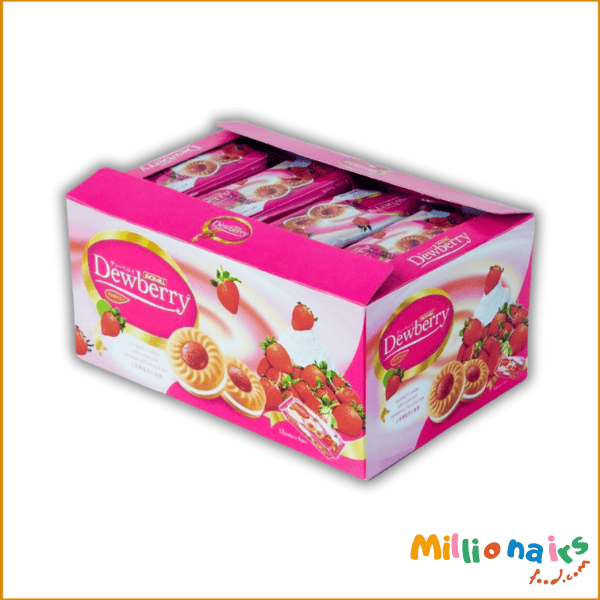 Jack'nJill Dewberry Strawberry 432g Biscuit 12 Packs Jack ‘n Jill Dewberry Strawberry Biscuits – 432g | 12-Pack Fruity & Crunchy Snack - Image 1