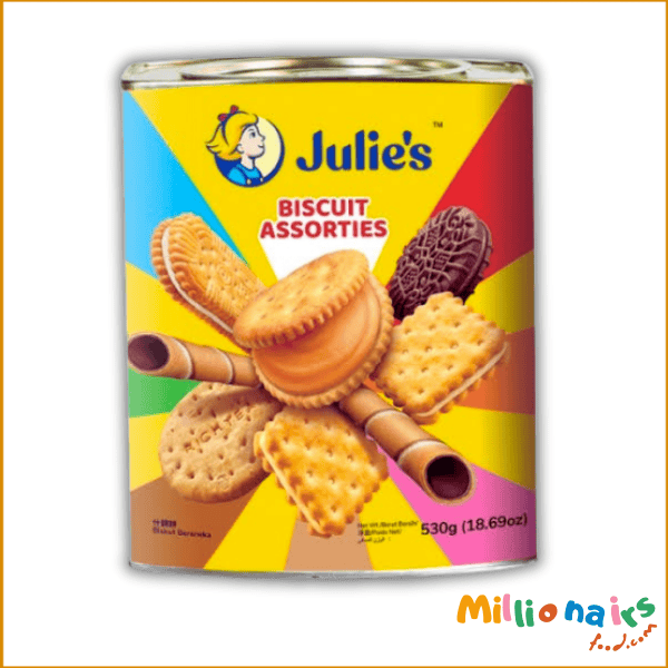 Julie's Assorted Biscuits - 530gm Julie’s Assorted Biscuits – 530g | Variety Pack of Crunchy & Delicious Biscuits - Image 1