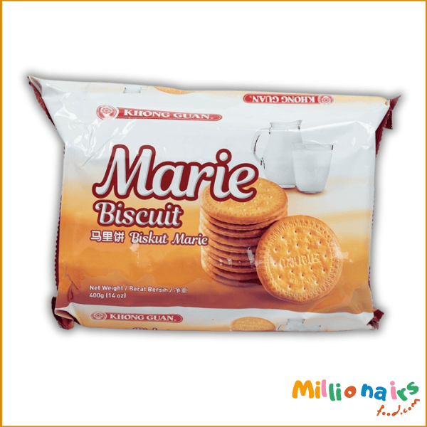 Khong Guan Marie Biscuit.400gm Khong Guan Marie Biscuit – 400g | Classic Light & Crunchy Tea Biscuit - Image 1