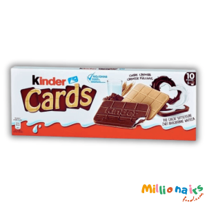 Kinder Cards Chocolate 128g – Irresistible Crispy Wafer & Creamy Chocolate Delight