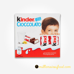 Kinder Chocolate 50g 4 Bar Pack – Smooth & Delightfully Creamy Treat