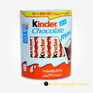 Kinder Maxi Chocolate 231g 11 PCS – Rich & Creamy Family Value Pack