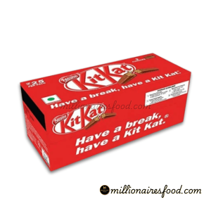 KitKat 3 Finger Milk Chocolate 27.5g × 28 Pieces Box – (25RS) Crunchy Wafer Chocolate