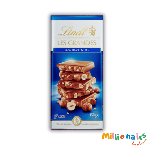 Lindt Les Grandes Milk Hazelnut 150g