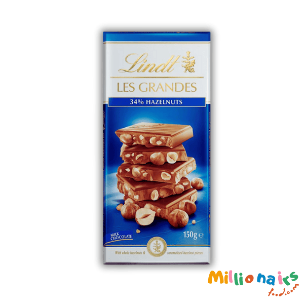 Lindt Les Grandes Milk Hazelnut 150g Lindt Les Grandes Milk Hazelnut 150g