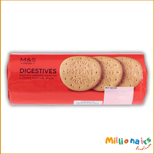 M&S Digestive Biscuits- 400gm MS Digestive Biscuits – 400g | Classic Crunchy & Healthy Snack (UK) - Image 1