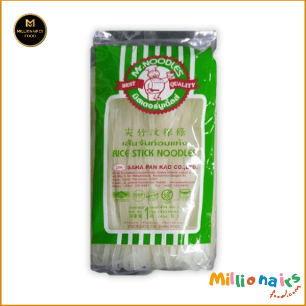 Mr. Noodles Rice Stick Noodles- 454 gm Mr. Noodles Rice Stick Noodles – 454g | Authentic Asian Rice Noodles - Image 1