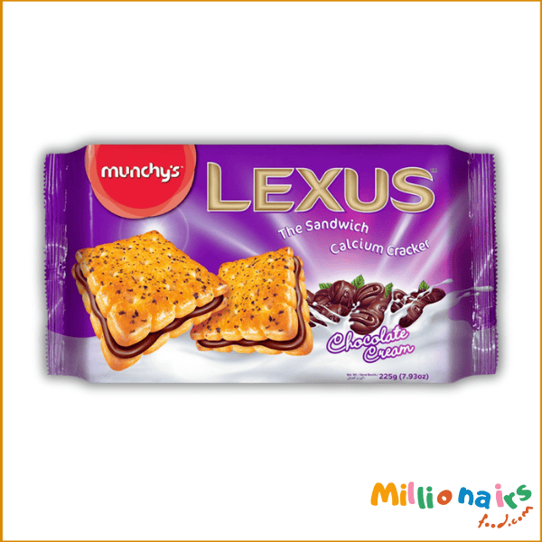 Munchy's Lexus Sandwich Calcium Crackers - Vegetable (200g) Munchy’s Lexus Sandwich Calcium Crackers Vegetable – 200g - Image 1