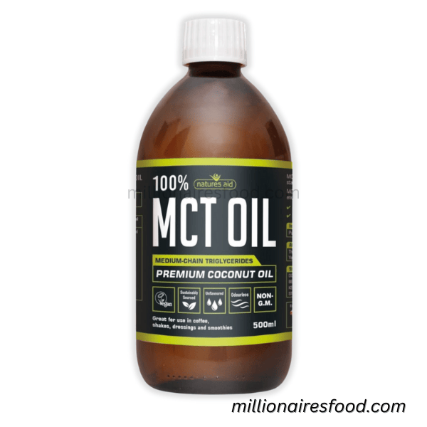 Natures Aid 100% Pure MCT Oil 500ml (1) Natures Aid 100% MCT (Medium-Chain Triglycerides) Premium Coconut Oil 500ml (UK) - Image 1
