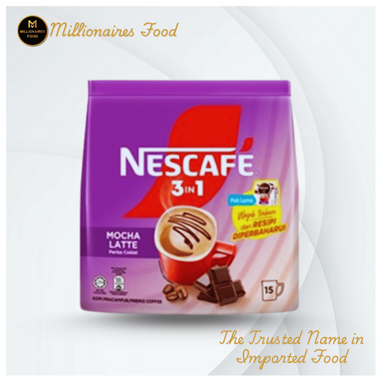 Nescafe Latte Mocha 15s x 25g Nescafé Latte Mocha – 25g x 15 Sticks - Image 1