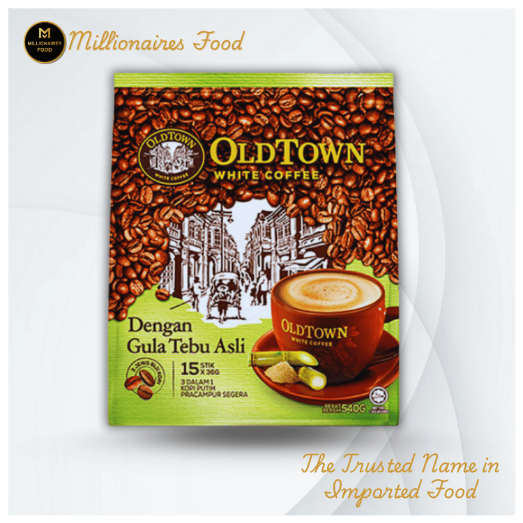 Old Town White Coffee with Natural Cane Sugar 540g OLDTOWN White Coffee (3 in 1) Classic – 540g - Image 1