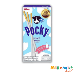 Glico Pocky Milk Flavour Chocolate Sticks 40g – Smooth & Delicious Crispy Snack Delight