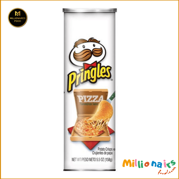 Pringles Pizza Flavoured158g(USA) Pringles® Pizza Flavoured Potato Chips – 158g (USA) - Image 1