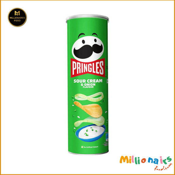 Pringles Sour Cream & Onion Flavoured 149gm (USA) Pringles® Sour Cream & Onion – 149g (USA) - Image 1