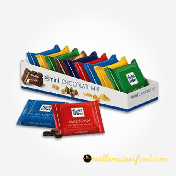 Ritter Sport Mini Assorted Chocolate Bar - 150 gm 620 Delicious Ritter Sport Mini Assorted 100g – Premium Chocolate Mix