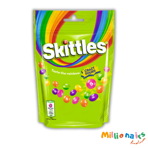 Skittles Crazy Sours 152g delivers tangy, fruity chewy candy in a fun pack. Perfect for snacking, sharing, or gifting anytime.