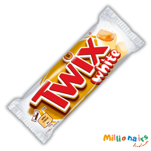 Twix White Chocolate Bar 46g – Creamy White Chocolate Caramel Biscuit Delight