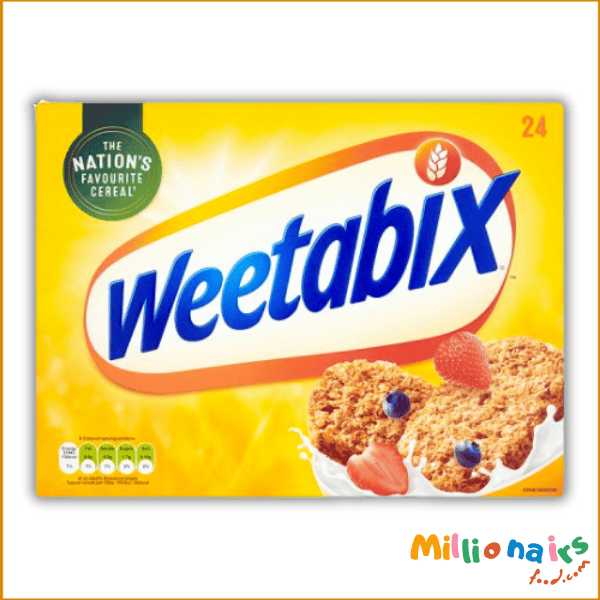 Weetabix Original Cereal 24 Pc's- 430gm (U.K) Weetabix Original Cereal – 24 Pieces, 430g (U.K.) - Image 1