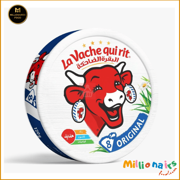 La Vache Qui Rit Cow Original Cheese 8 - 120g (Eqypt) (1) La Vache Qui Rit Cow Original Cheese – 8 Portions, 120g (Egypt) - Image 1