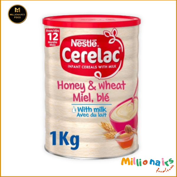 Nestle Cerelac Honey & Wheat With Milk (12m+)- 1 KG 2350 (1) Nestlé CERELAC Honey & Wheat With Milk – 1kg (For 12+ Months Babies) - Image 1