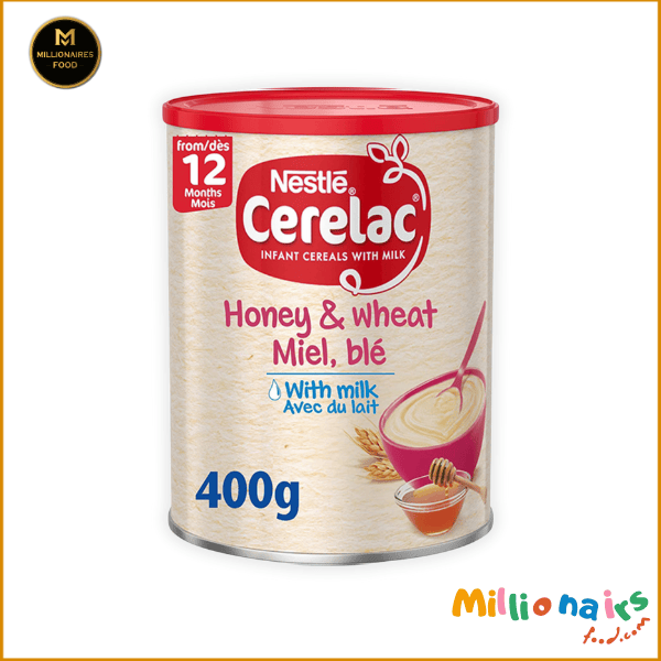Nestle cerelac honey & wheat with Milk 400gm 950 Nestlé CERELAC Honey & Wheat with Milk – 400g (For 6+ Months Babies) - Image 1