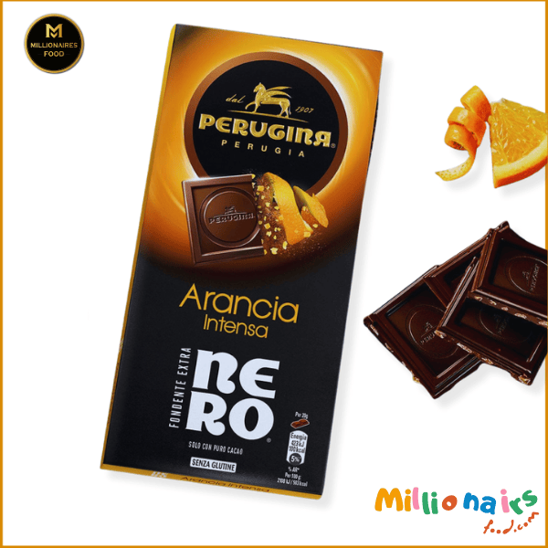 Perugina Nero Dark Chocolate with Orange 85g Perugina Nero Dark Chocolate with Orange 85g Premium Italian Dark Chocolate Bar