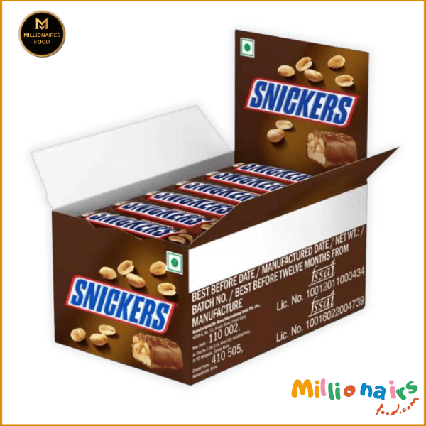 Snickers Chocolate Box 40 Pcs 11.5g (Indian) Snickers Chocolate Box 40 Pcs 11.5g (Indian)